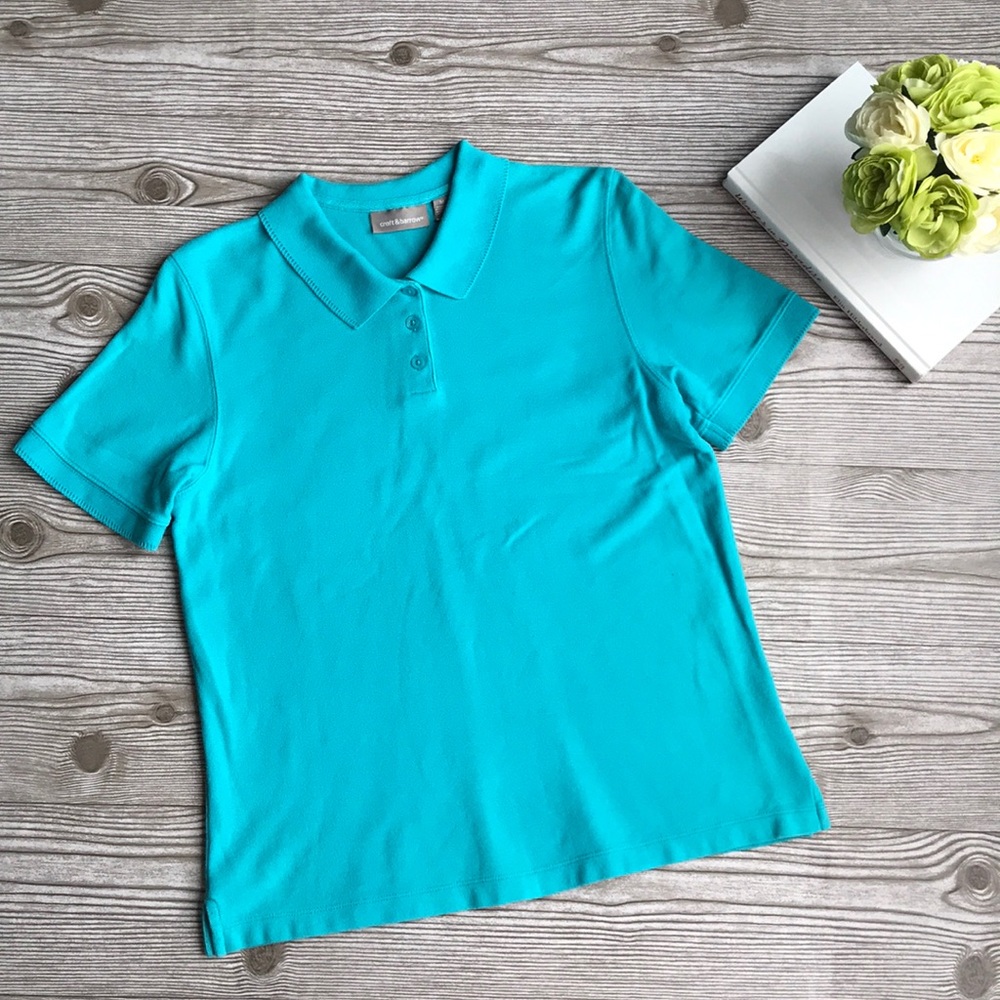 Croft & Barrow Women’s Teal Polo Shirt